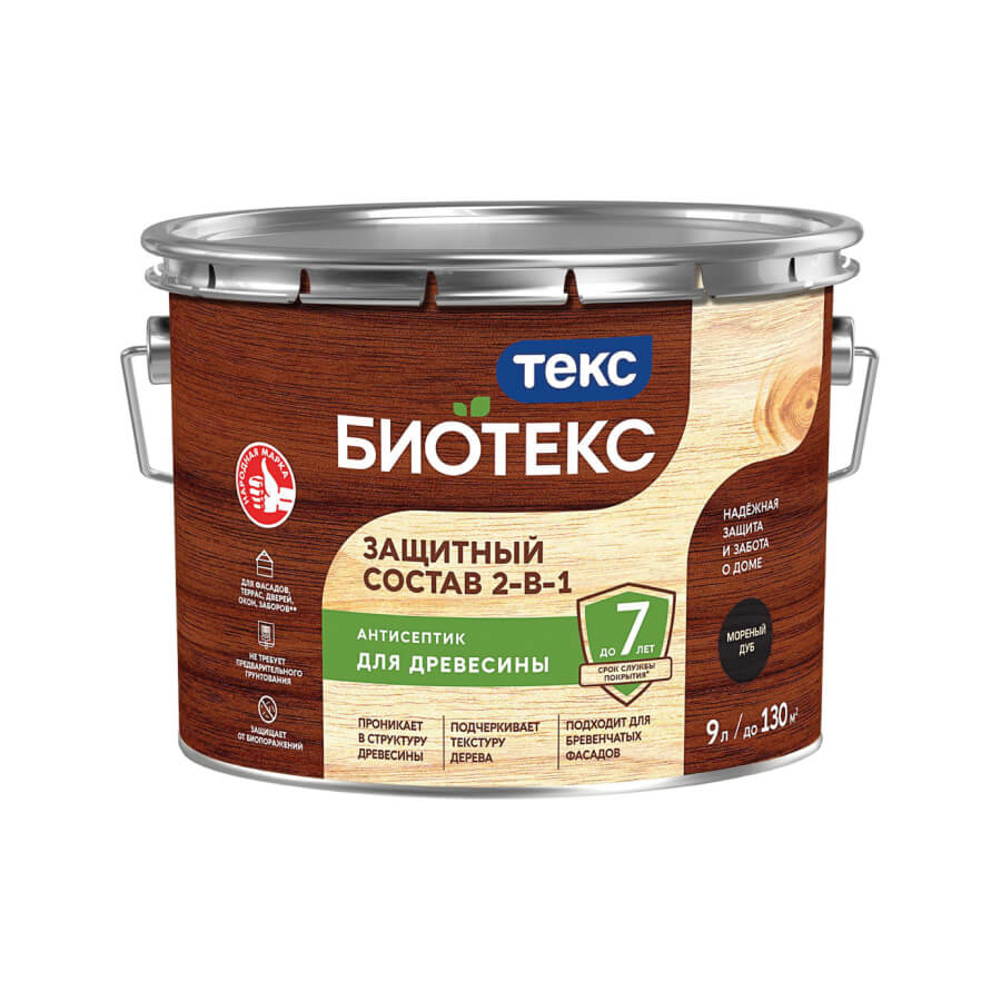 Антисептик Текс Bioteks состав 2в1 орегон (9 л) фото в интернет-магазине meandhome.ru