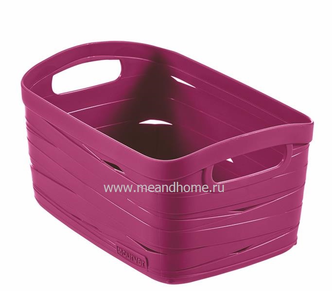 Корзина для хранения Ribbon 3,3л прямоугольная фиолетовый CURVER 221202Р в интернет-магазине meandhome.ru
