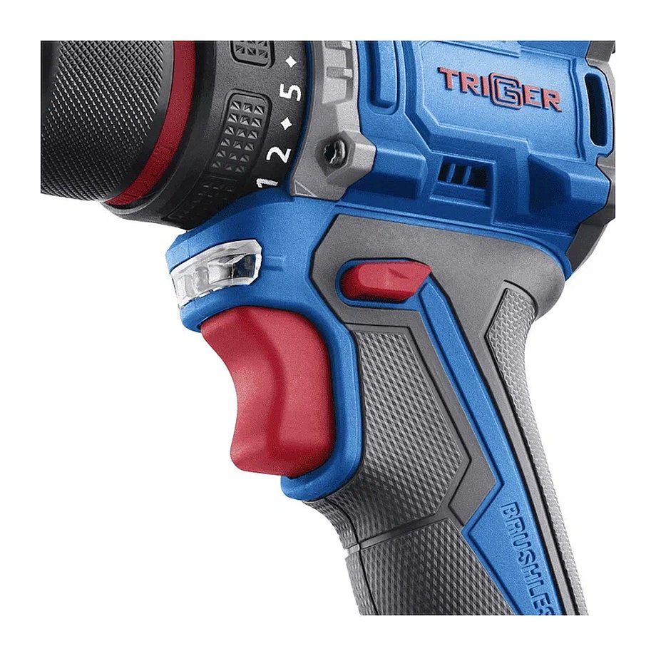 Дрель-шуруповерт бесщеточный 18В 58Нм 2x2Ач кейс Trigger 20121  фото в интернет-магазине meandhome.ru