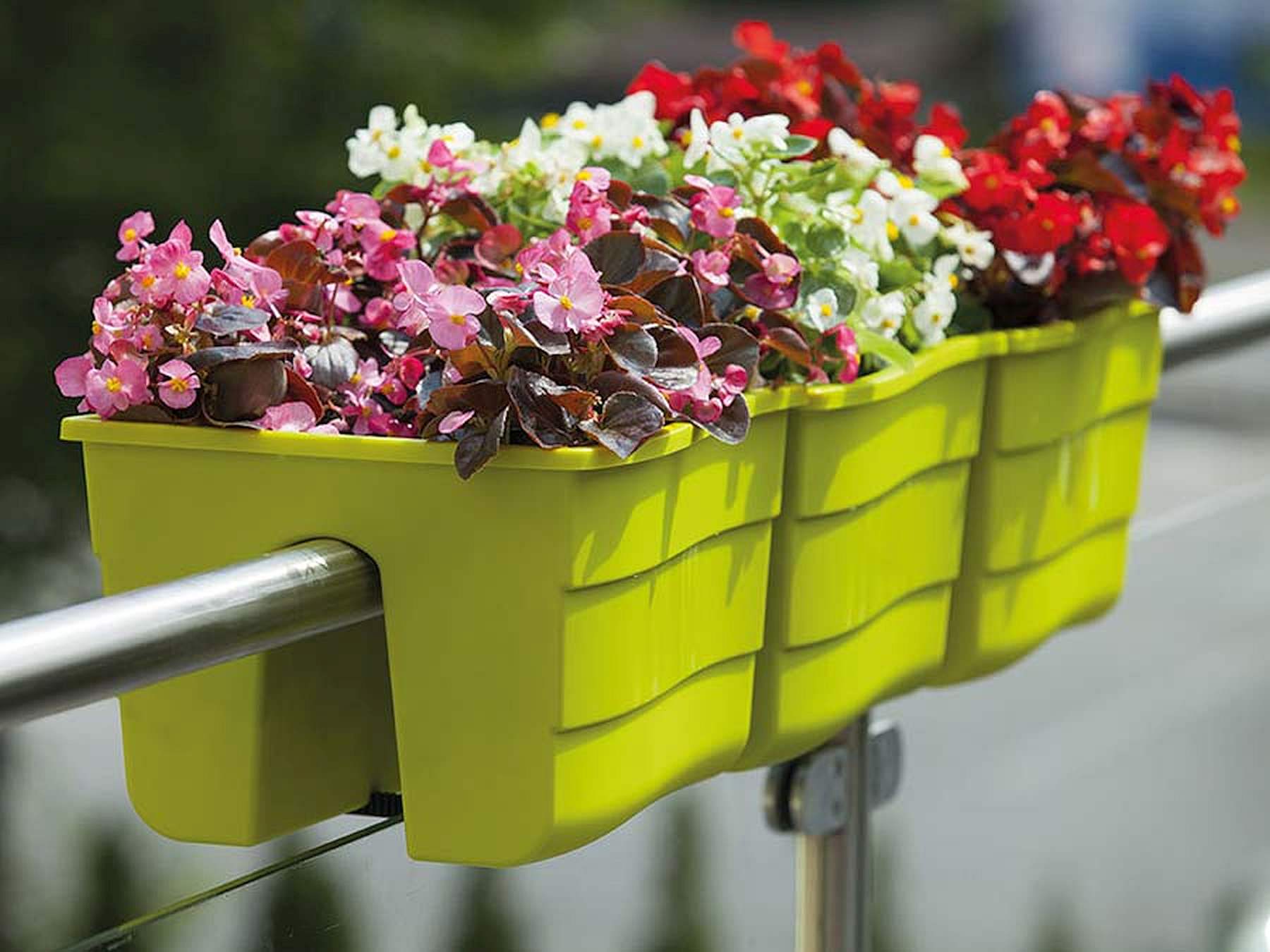 Ящик балконный FALA двусторонний на перила 60см 2489-084 уголь фото в интернет-магазине meandhome.ru