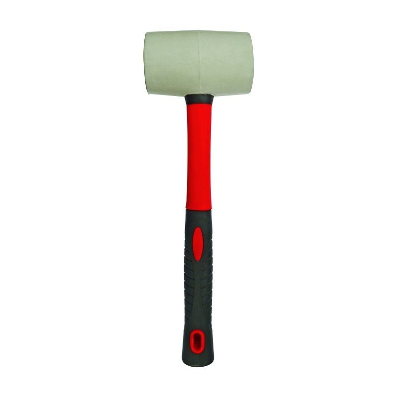 Киянка резиновая 60 мм с фибергласовой обрезиненной рукояткой "Профи" 550 гр. Biber 85417 фото в интернет-магазине meandhome.ru