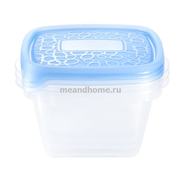 ТОВАРЫ Набор контейнеров для СВЧ Take Away 2 3x1,1л голубой, прозрачный CURVER 214398 в интернет-магазине meandhome.ru