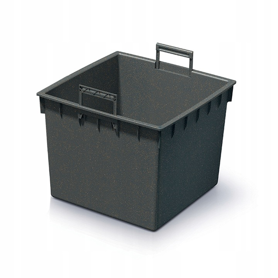 Кашпо Furu Square Low 29,5х29,5х29см 19л DFS300W кофе фото в интернет-магазине meandhome.ru