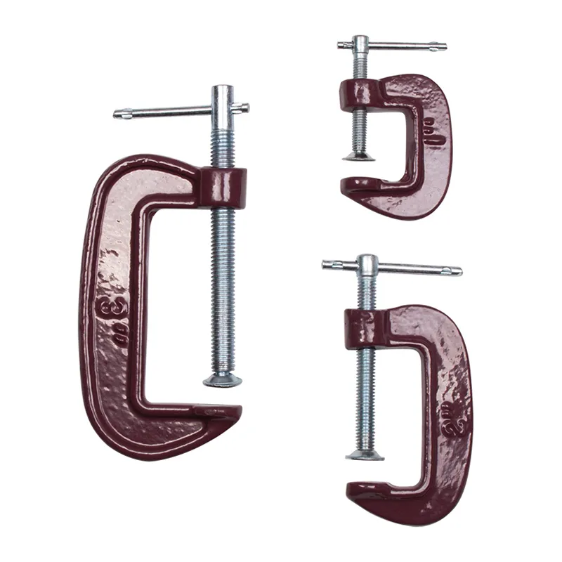 Набор струбцин тип G  25мм 50мм 75мм Biber 85861 3шт фото в интернет-магазине meandhome.ru