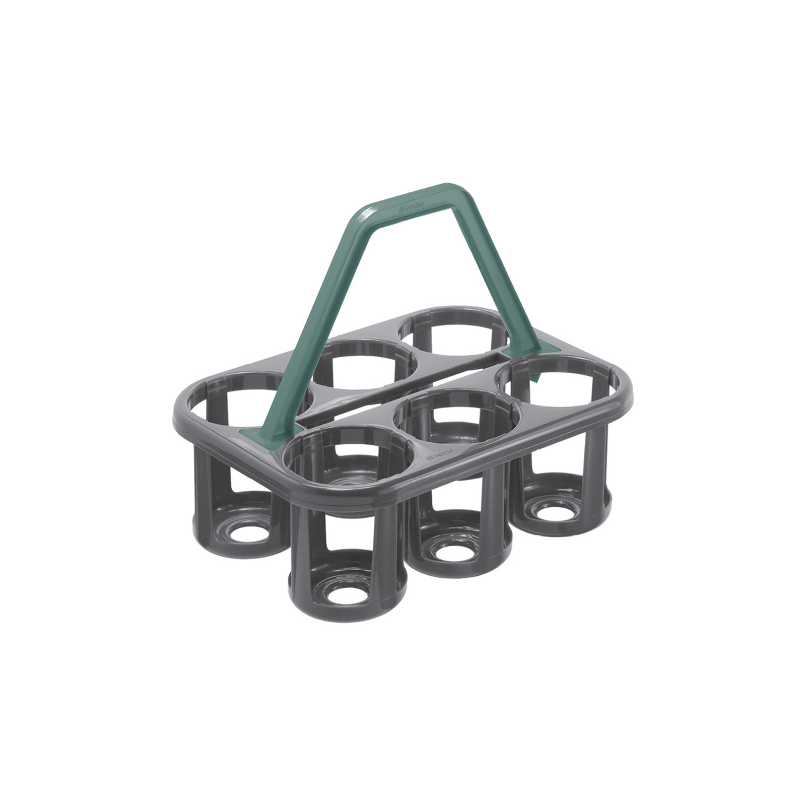 ТОВАРЫ Переноска для бутылок Basic 6х1,5л зеленый, антрацит ROTHO 17780 в интернет-магазине meandhome.ru