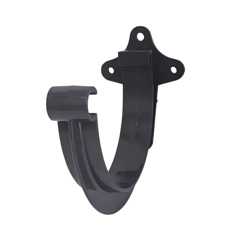 Кронштейн желоба водостока пластиковый 125-130мм темно-серый 233937 фото в интернет-магазине meandhome.ru