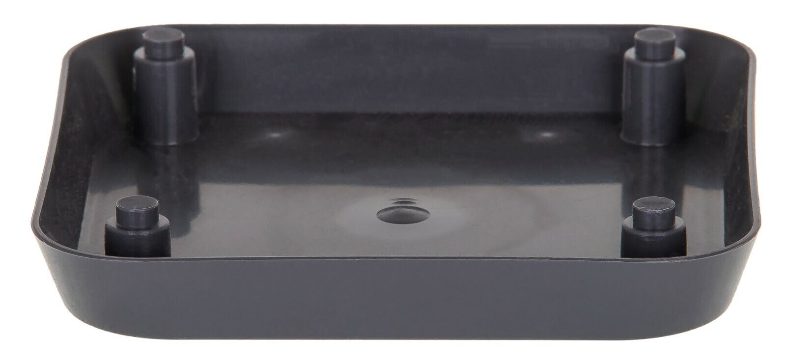 Кашпо для цветов Sahara Petit квадратное 13х13см 1,3л с поддоном 3610-014 антрацит фото в интернет-магазине meandhome.ru