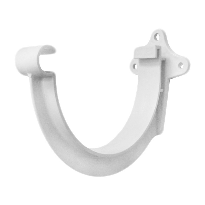 Кронштейн желоба водостока пластиковый 125-130мм белый 094911 фото в интернет-магазине meandhome.ru