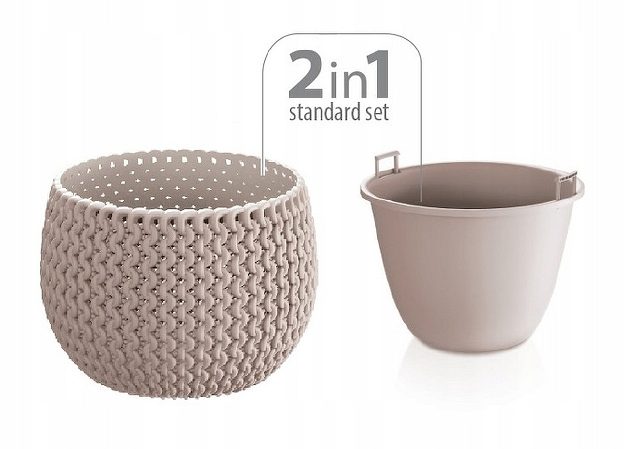 Кашпо SPLOFY BOWL d18см h13,6см мокка DKSP180-7529U фото в интернет-магазине meandhome.ru