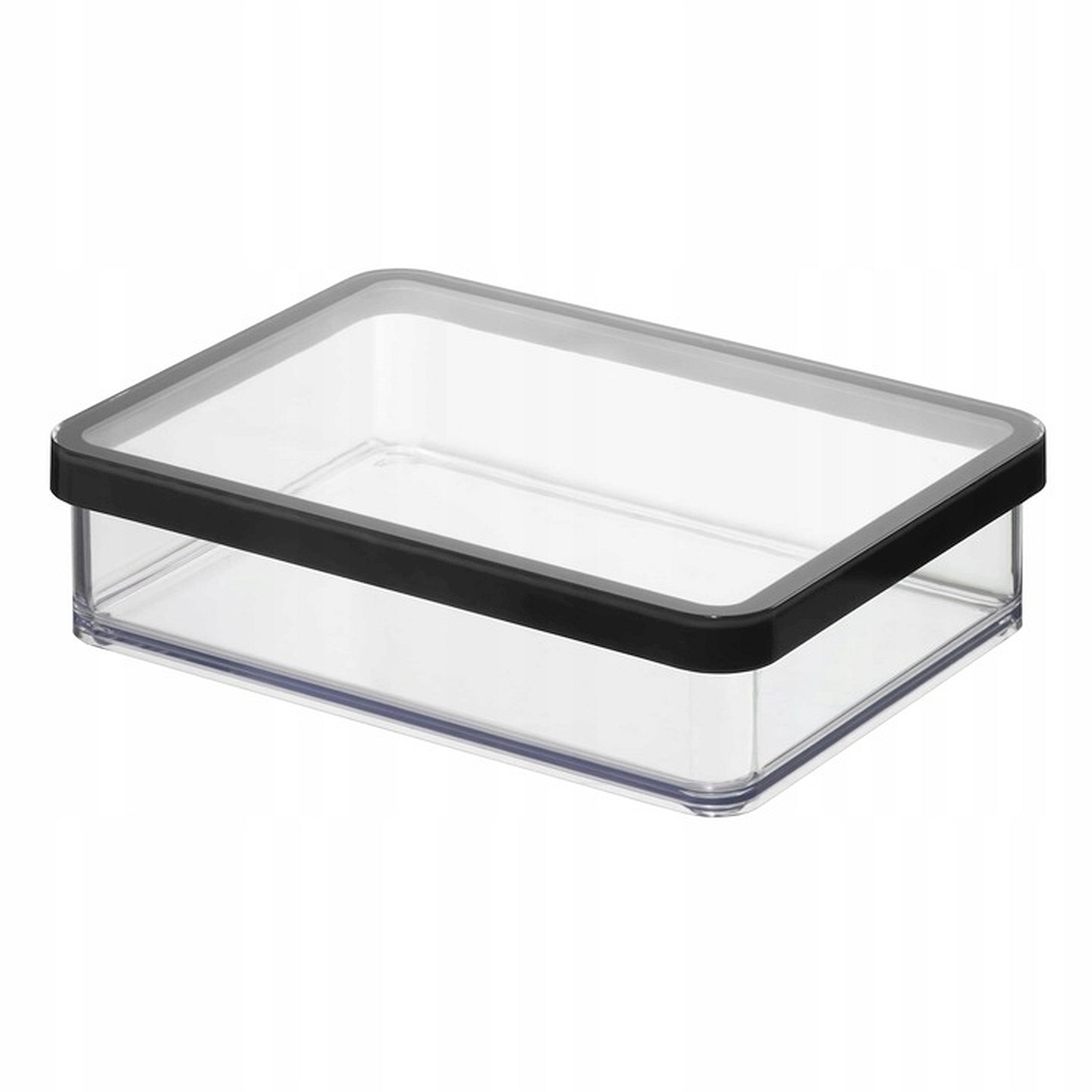 ТОВАРЫ Контейнер для продуктов широкий 1,0л LOFT прозрачный, черный ROTHO 1160908080 в интернет-магазине meandhome.ru