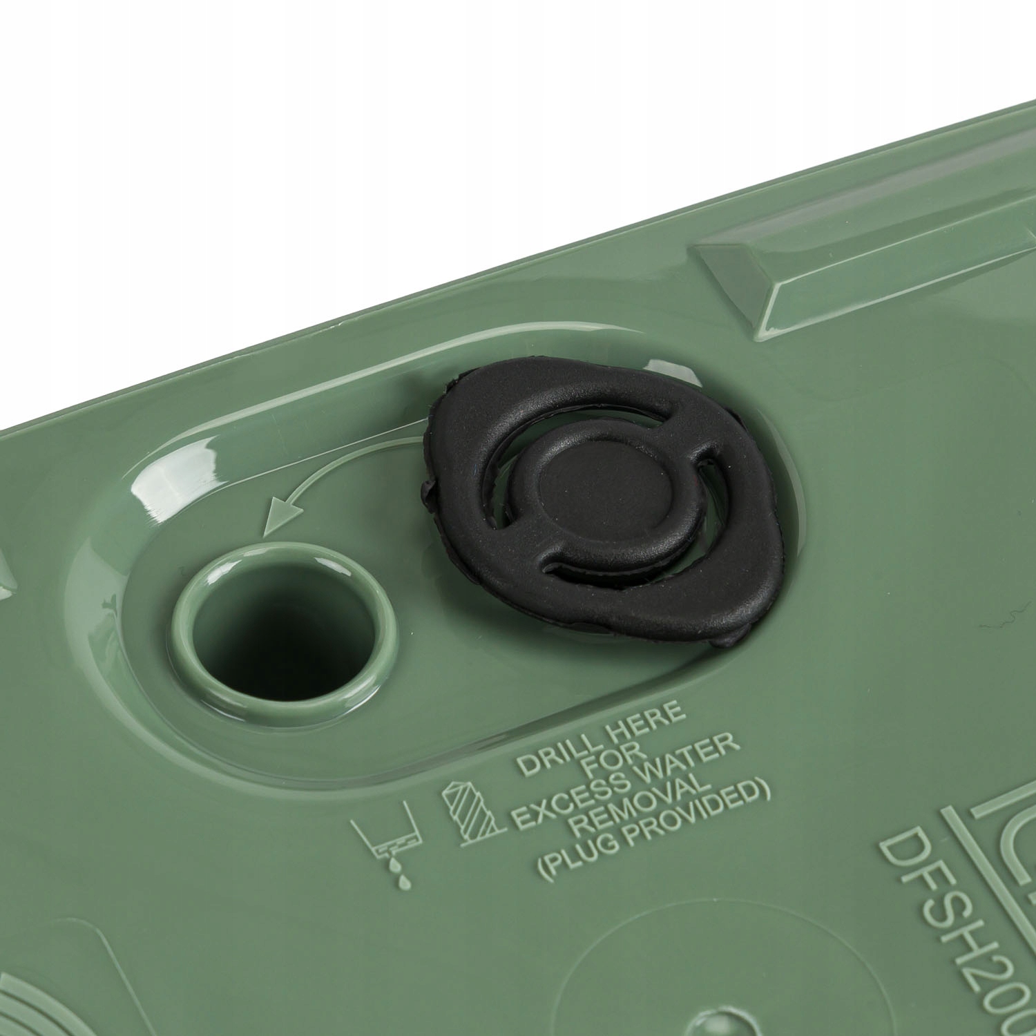 Кашпо Furu Square 39,5х39,5х75,5см 91,5л DFSH400-5615C зеленый фото в интернет-магазине meandhome.ru