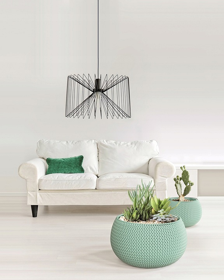 Кашпо SPLOFY BOWL d29см h19см 3.9л  шалфей DKSP290-623U фото в интернет-магазине meandhome.ru