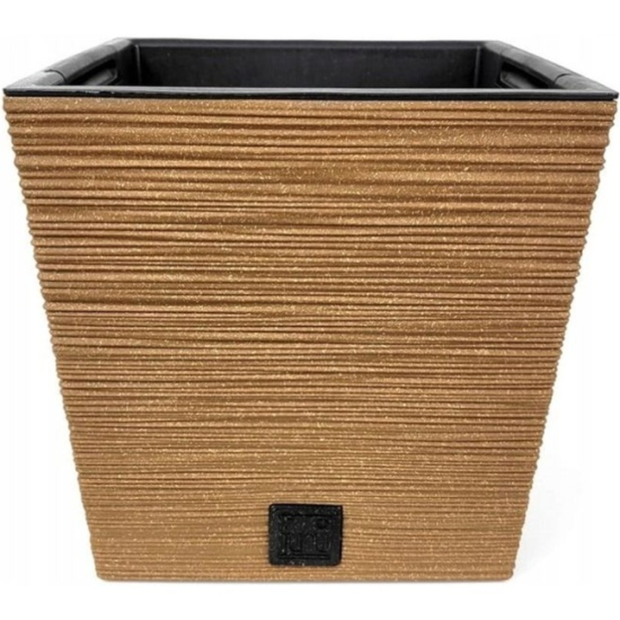 Кашпо Furu Square Low 29,5х29,5х29см 19л DFS300W древесное фото в интернет-магазине meandhome.ru