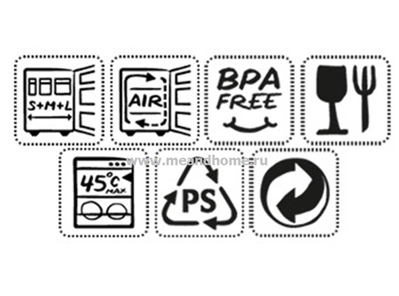 ТОВАРЫ Органайзер для холодильника LOFT 3,1л прозрачный ROTHO 1000100096 в интернет-магазине meandhome.ru