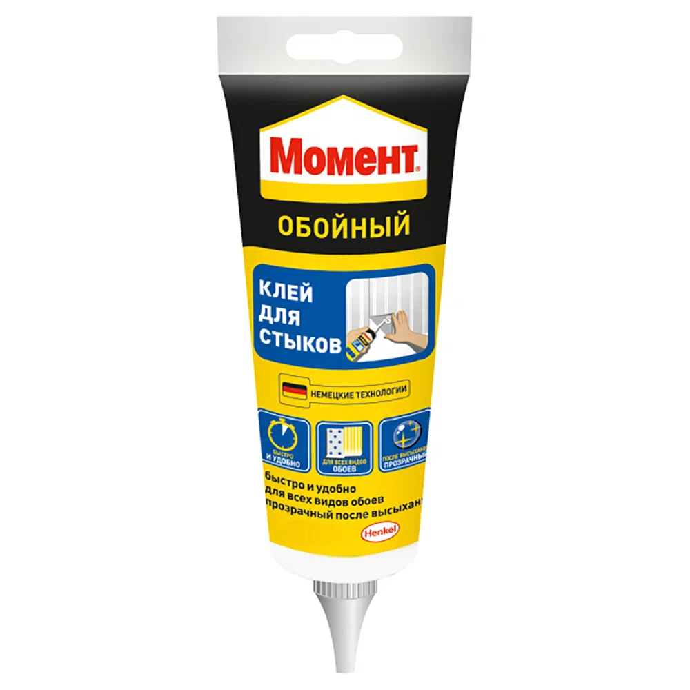 Клей для стыков обоев Mомент Хенкель 0,12кг 156040Р фото в интернет-магазине meandhome.ru