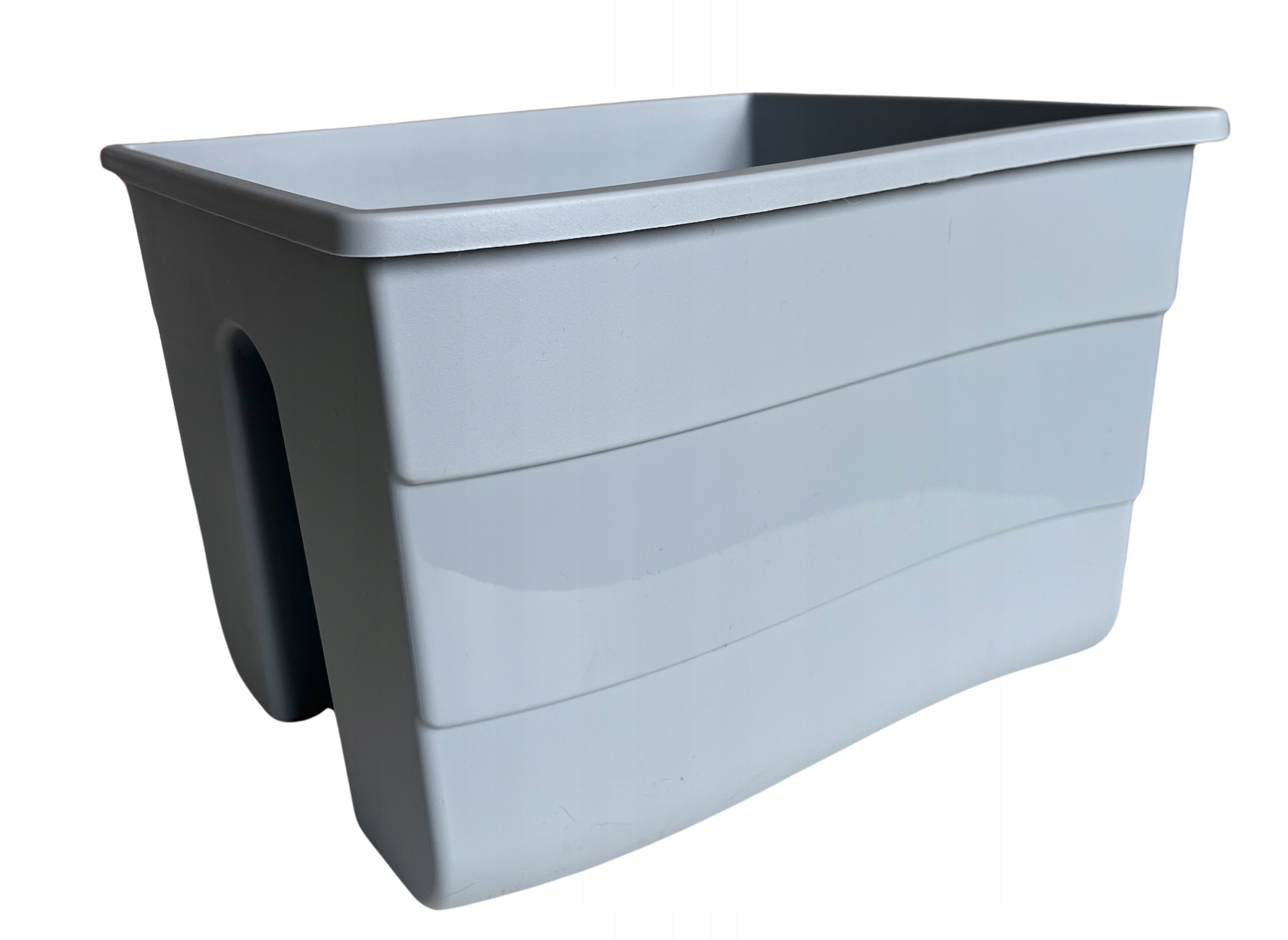 Ящик балконный FALA двусторонний на перила 30см 2488-040 платина фото в интернет-магазине meandhome.ru