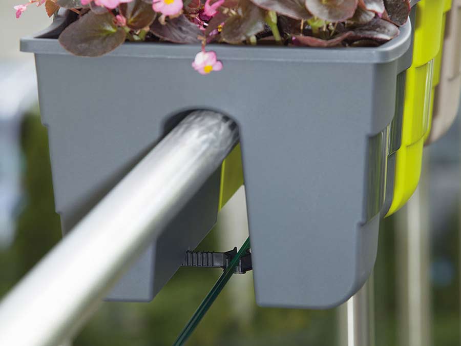 Ящик балконный FALA двусторонний на перила 60см 2489-084 уголь фото в интернет-магазине meandhome.ru