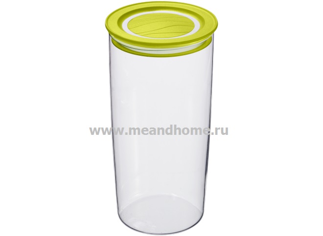 ТОВАРЫ Контейнер для продуктов Cristallo 1,2л прозрачный, зеленый ROTHO 1729705070 в интернет-магазине meandhome.ru