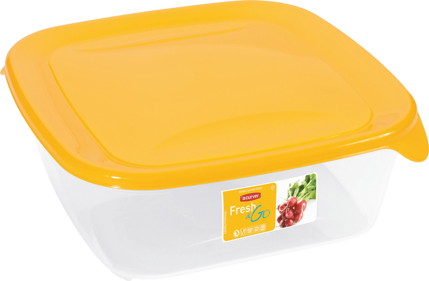 ТОВАРЫ Набор контейнеров для СВЧ Fresh&Go 3 x 0,8л жёлтый, прозрачный CURVER 182218 в интернет-магазине meandhome.ru