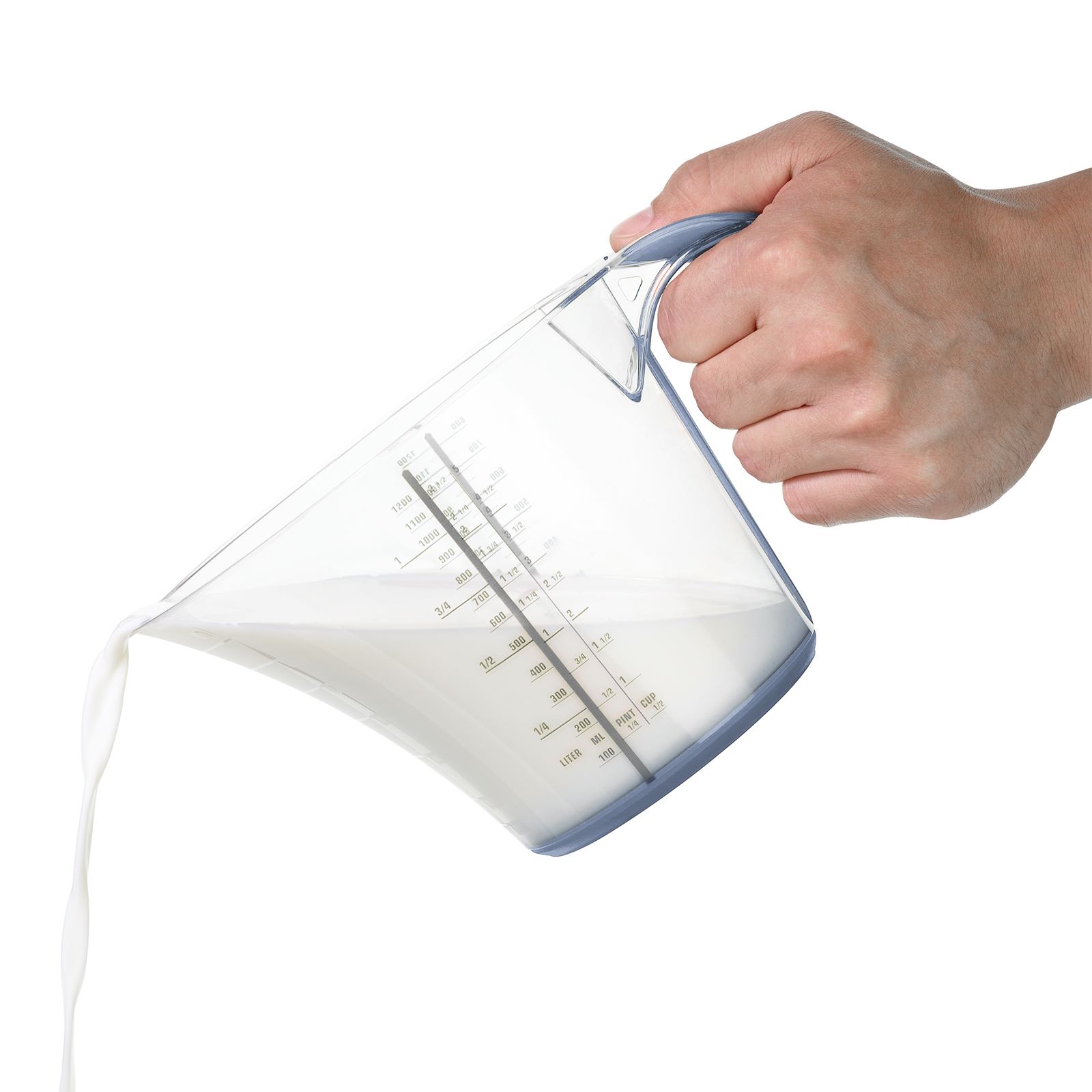 ТОВАРЫ Кувшин мерный LOFT 1,2л прозрачный, голубой ROTHO 11117 в интернет-магазине meandhome.ru