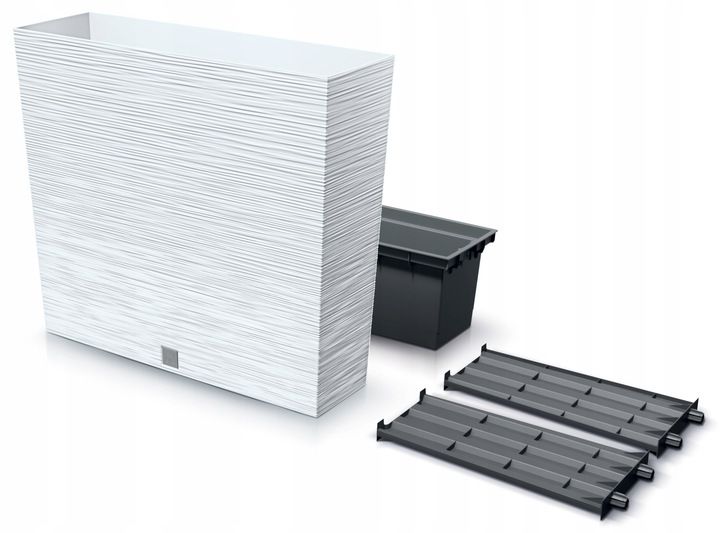 Балконный ящик FURU CASE TOWER 77х23,5х68,6см 100л DFC800T-S449 белый фото в интернет-магазине meandhome.ru