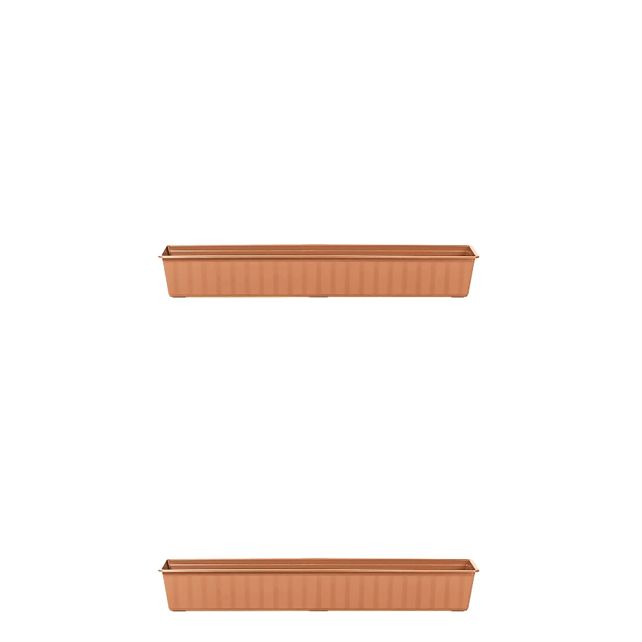 Ящик балконный AGRO 1000х180х140мм терра 2шт фото в интернет-магазине meandhome.ru