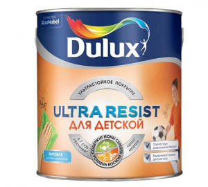 DULUX Краска водно-дисперсионная Ultra Resist для детской BW 5 л