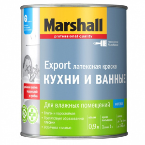 Marshall Краска д/кухни и ванной BC матовая 0,9 л (нов)