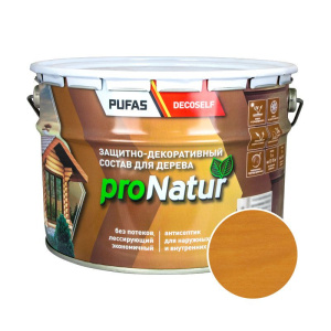 Антисептик для дерева PUFAS proNatur калужница 9л Антисептик для дерева PUFAS proNatur калужница 9л