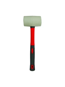 Киянка резиновая 70 мм с фибергласовой обрезиненной рукояткой Профи 900 гр Biber 85418