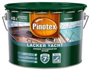 Pinotex Лак яхтенный Lacker Yacht 90 алкидно-уретановый глянцевый 9л