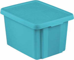 Коробка для хранения Essentials 26л с крышкой синий CURVER 225451