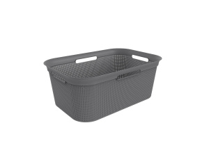 Корзина для белья BRISEN 41л антрацит ROTHO 10236 Корзина для белья BRISEN 41л антрацит ROTHO 10236