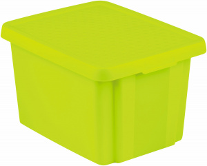 Коробка для хранения Essentials 26л с крышкой зеленый CURVER 225449