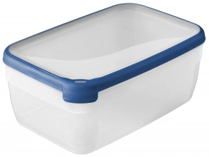 Контейнер для СВЧ прямоугольный Grand Chef 5,4л прозрачный, голубой CURVER 252935