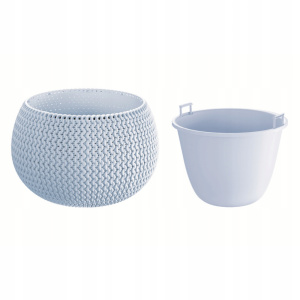 Кашпо SPLOFY BOWL d29см h19см 3.9л серо-голубое DKSP290-656U Кашпо SPLOFY BOWL d29см h19см 3.9л серо-голубое DKSP290-656U