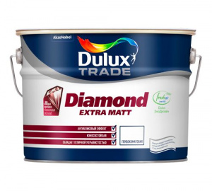 DULUX Trade Краска водно-дисперсионная Diamond Extra Matt BW глубокоматовая 10 л