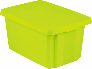 Коробка для хранения Essentials 45л с крышкой зеленый CURVER 225411