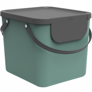 Контейнер для сортировки мусора Albula 40л темно-зеленый ROTHO 10344