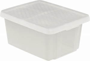 Коробка для хранения Essentials 20л с крышкой прозрачный CURVER 225362