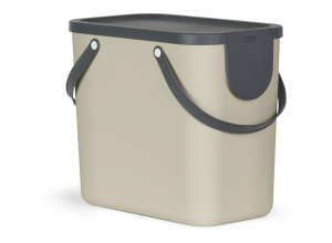 Контейнер для сортировки мусора Albula 25л капучино ROTHO 1024907422 Контейнер для сортировки мусора Albula 25л капучино ROTHO 1024907422