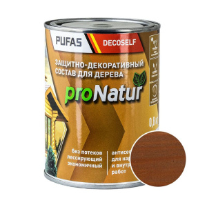 Антисептик для дерева PUFAS proNatur орех 0,8л Антисептик для дерева PUFAS proNatur орех 0,8л