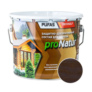 Антисептик для дерева PUFAS proNatur эбеновое дерево 2,7л Антисептик для дерева PUFAS proNatur эбеновое дерево 2,7л