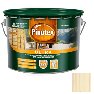 Pinotex ULTRA БЕЛЫЙ (9л) деревозащитное средство