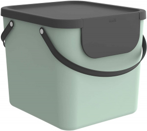 Контейнер для сортировки мусора Albula 40л зеленый лед ROTHO 10410