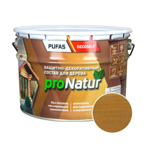 Антисептик для дерева PUFAS proNatur дуб 9л Антисептик для дерева PUFAS proNatur дуб 9л