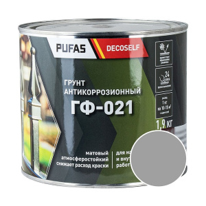 Грунт ГФ-021 PUFAS Decoself 1,9кг серый