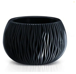 Кашпо SANDY Bowl d29см h19,5см антрацит DSK290-S433