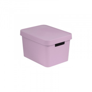 Ящик для хранения Infinity 17л с крышкой розовый CURVER 229244
