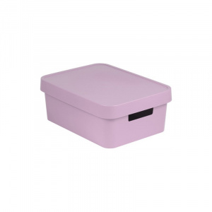 Ящик для хранения Infinity 11л с крышкой розовый CURVER 229281